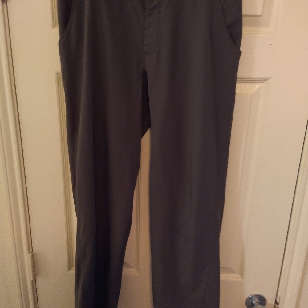 NAU Gray Recycled Polyester Spandex Chino Lightweight Tech Pants Men's sz 32x35.